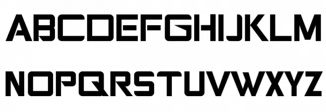 Gears of Peace Font Litere mari