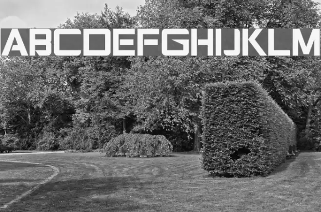 Gears of Peace Font examples