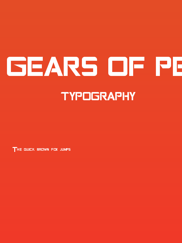 Gears of Peace Poster