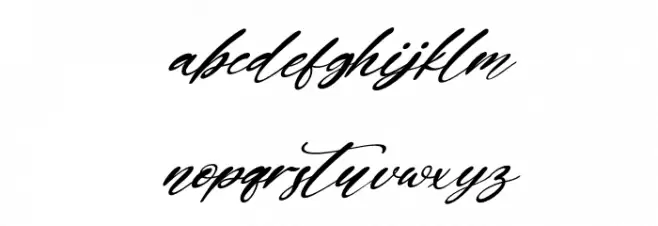 Gearstone Italic Font LOWERCASE