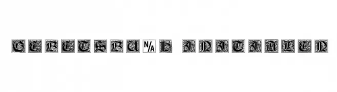 Gebetsbuch Initialen  Frei Schriftart Herunterladen