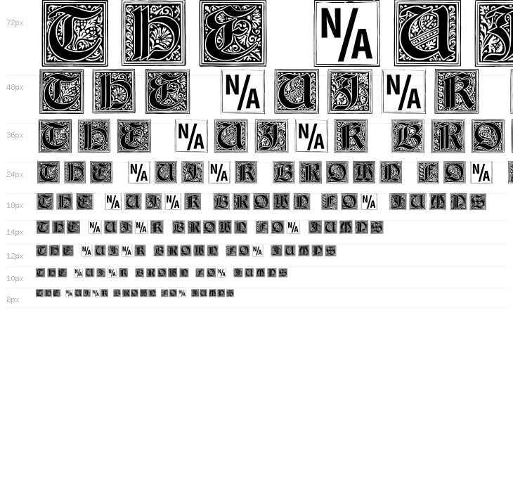 Gebetsbuch Initialen Waterfall