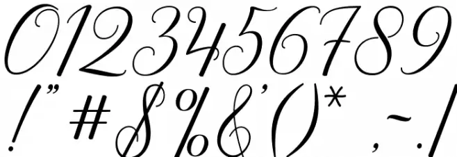 Gebrina-Regular Font OTHER CHARS
