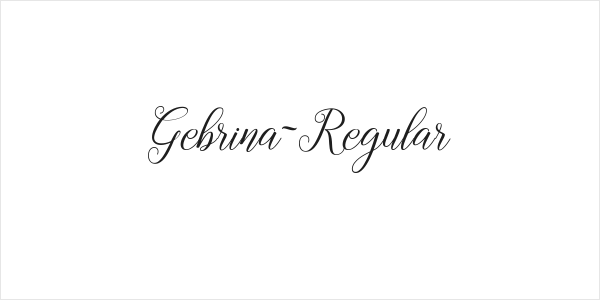 Gebrina-Regular Logo