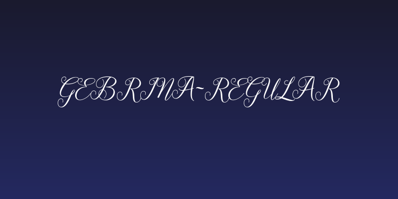 Gebrina-Regular Social Header