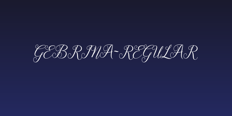 Gebrina-Regular Social Header