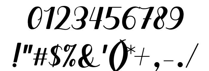 Gebrina Font OTHER CHARS