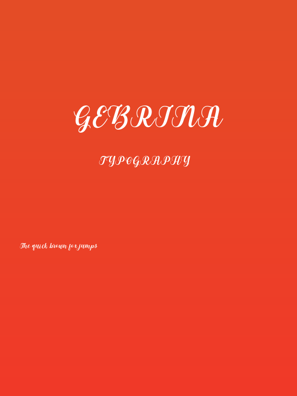 Gebrina Poster