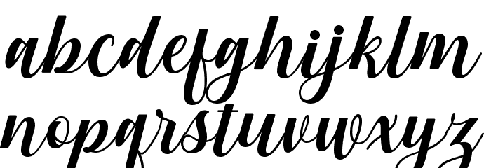 Gebrina Font LOWERCASE