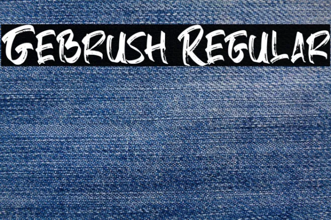 Gebrush Regular Example 1