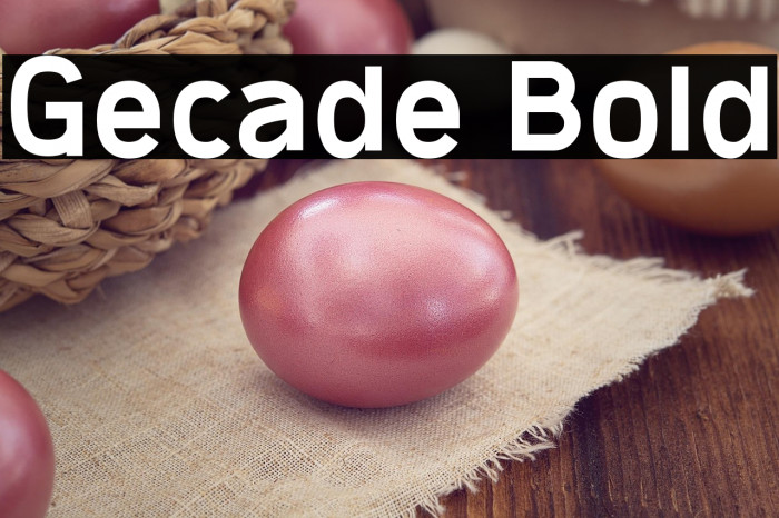 Gecade Bold Example 2