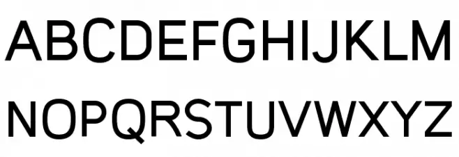 Gecade Schriftart Groß
