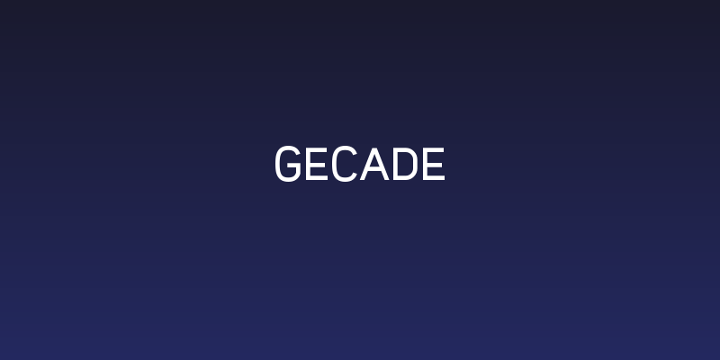 Gecade Social Header