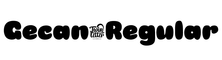 Gecan-Regular  Free Fonts Download