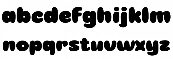 Gecan-Regular Font Litere mici