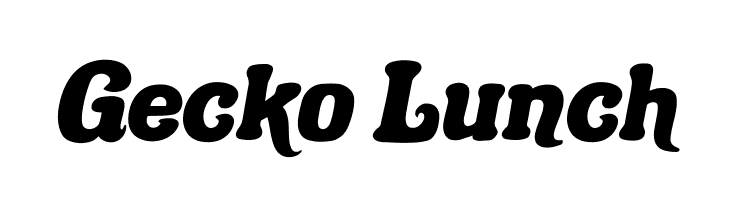 Gecko Lunch  font caratteri gratis