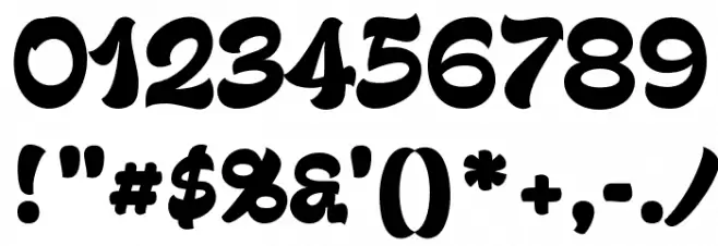 Gecko Personal Use Only Font OTHER CHARS