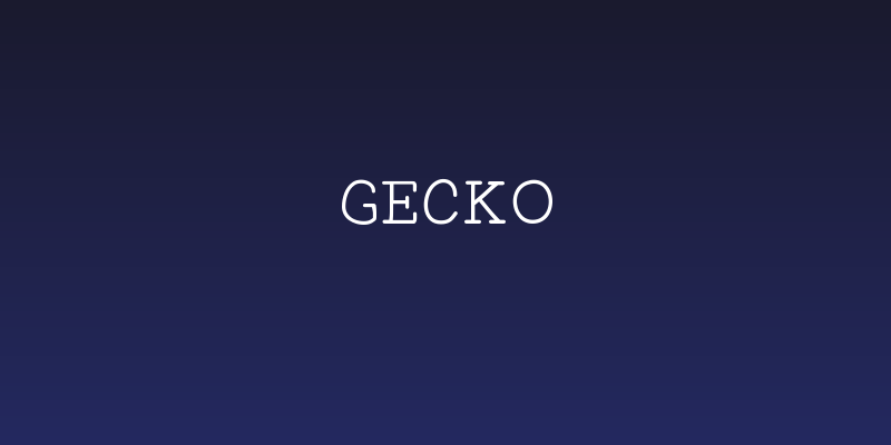 Gecko Social Header