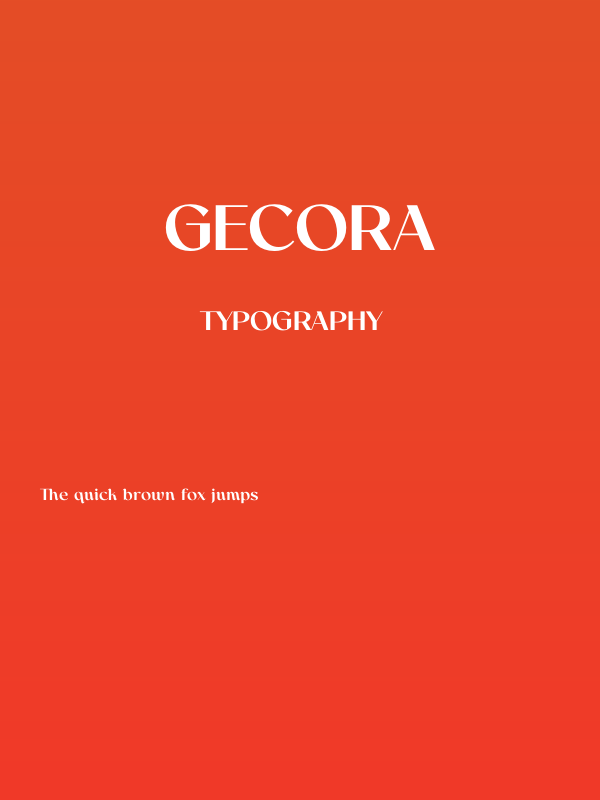 Gecora Poster