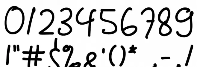 Gedabol Font OTHER CHARS