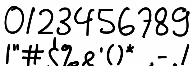 Gedabol Font OTHER CHARS