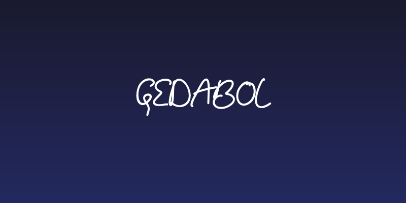 Gedabol Social Header