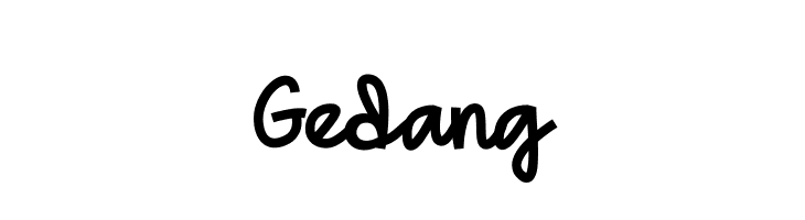 Gedang  Free Fonts Download