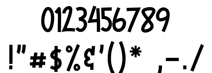 Gedang Font OTHER CHARS