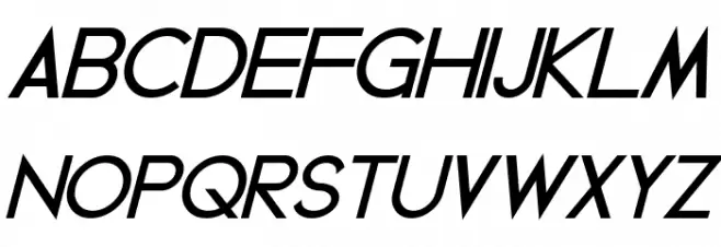 Geddes Bold Italic Font Litere mari