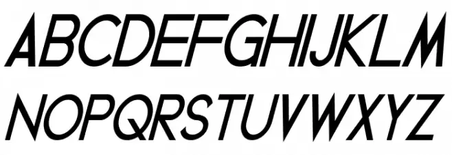 Geddes Bold Italic Schriftart Groß