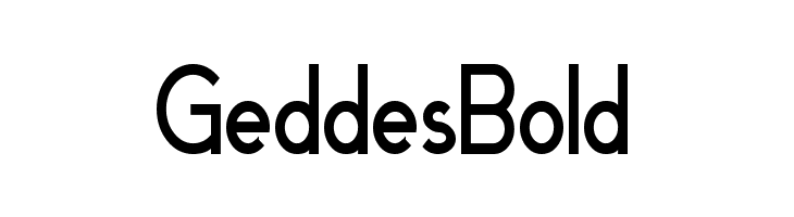 Geddes Bold  नि: शुल्क फ़ॉन्ट्स डाउनलोड