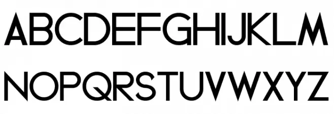 Geddes Bold Font UPPERCASE