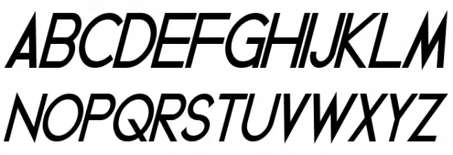 Geddes Narrow Bold Italic फ़ॉन्ट अपरकेस