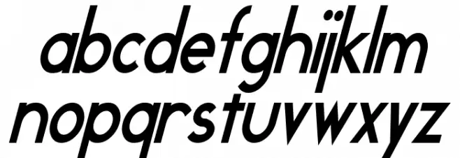 Geddes Narrow Bold Italic Schriftart Kleinbuchstaben