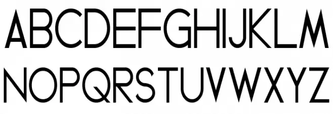 Geddes Narrow Font UPPERCASE