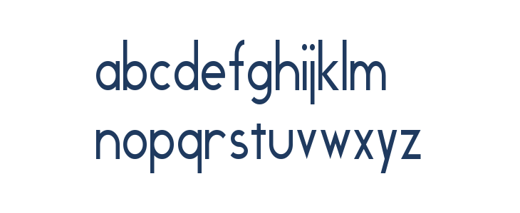 Geddes Narrow Lowercase