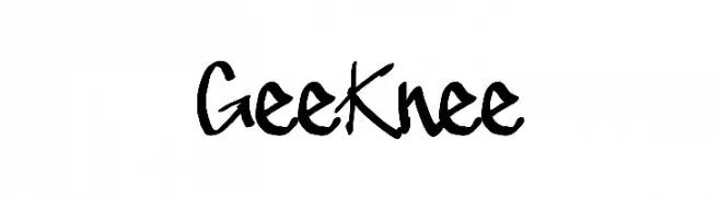 GeeKnee  Frei Schriftart Herunterladen