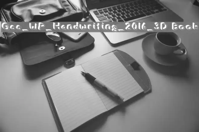 Gee_WP_Handwriting_2016_3D Book Schriftart examples