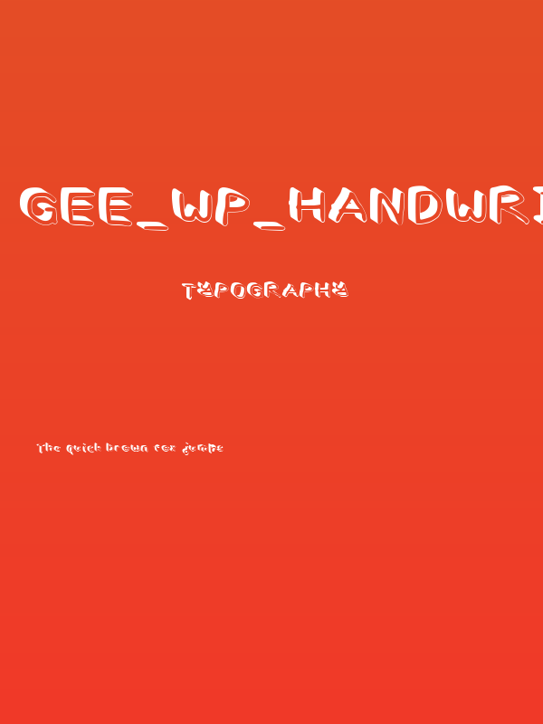 Gee_WP_Handwriting_2016_3D Book Poster