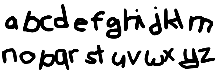 Gee_WP_Handwriting_2016_Rando Book Font LOWERCASE