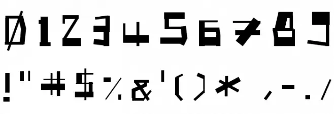 Geek Speek フォント その他の文字