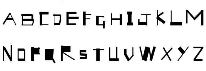 Geek Speek フォント 小文字