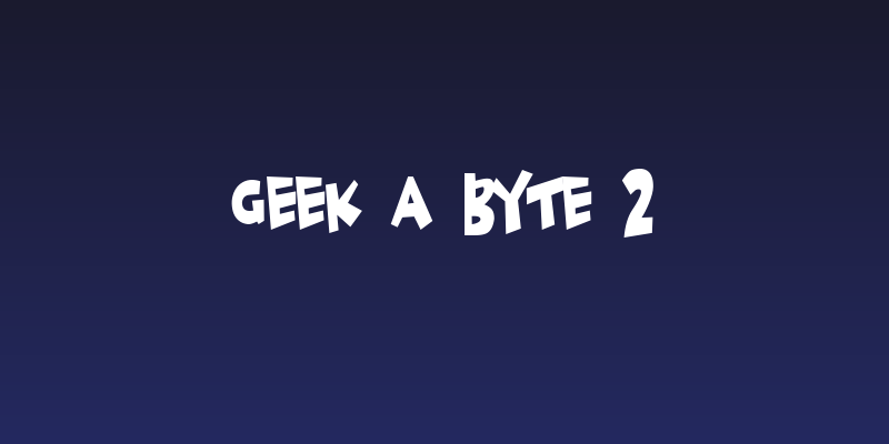 Geek a byte 2 Social Header