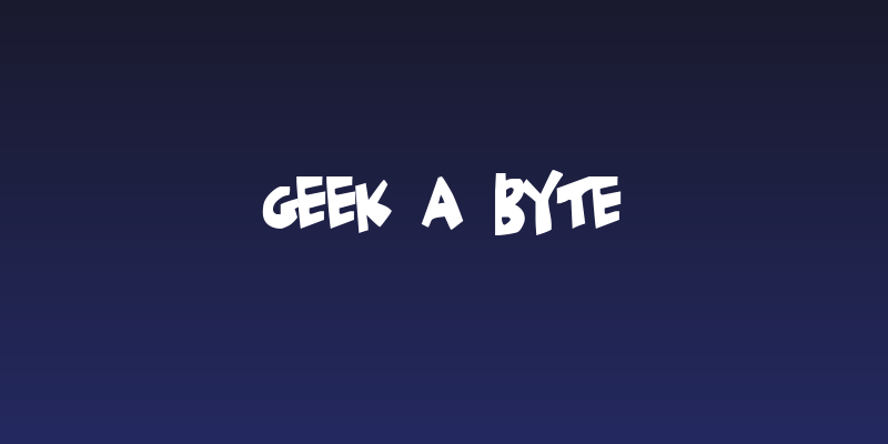 Geek a byte Social Header