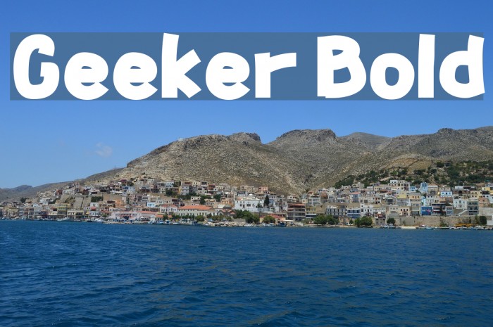 Geeker Bold Example 1
