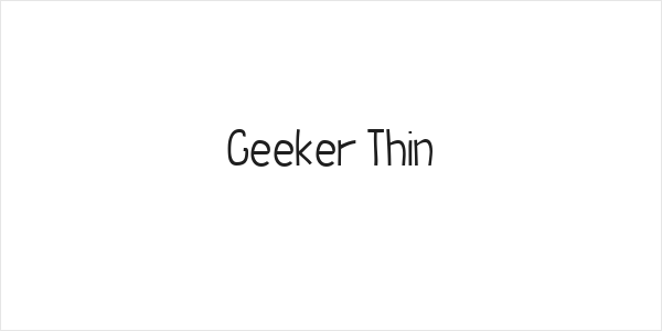 Geeker Thin Logo