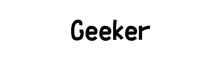 Geeker  font caratteri gratis