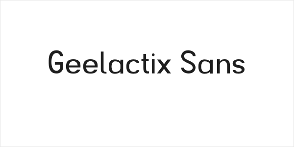 Geelactix Sans Logo