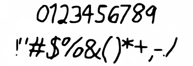 Geelyn___FontSpace_ Font OTHER CHARS