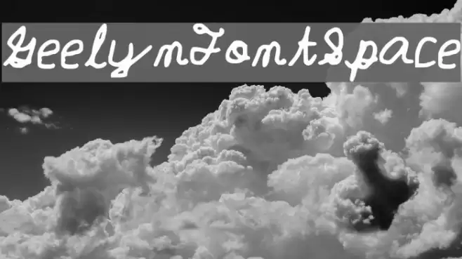 Geelyn___FontSpace_ Font examples